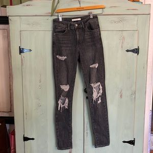 Levi’s womens high rise skinny fit jeans size 25